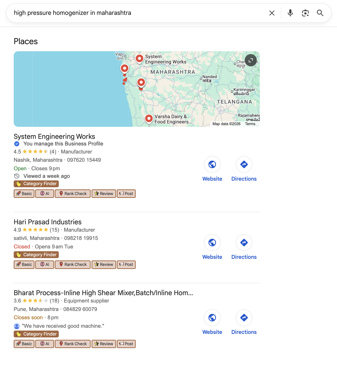 System Engineering Works Google ranking results — SEO and AEO for manufacturers
